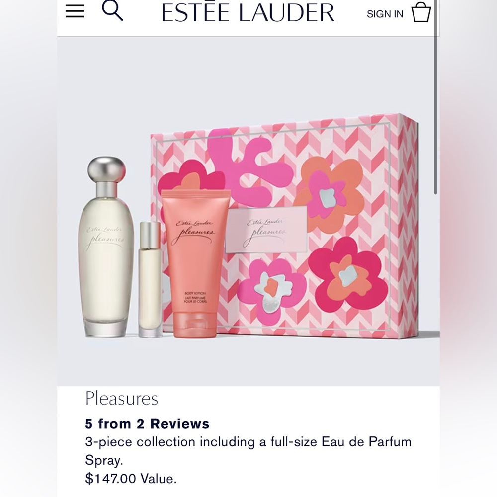 Estée Lauder pleasures